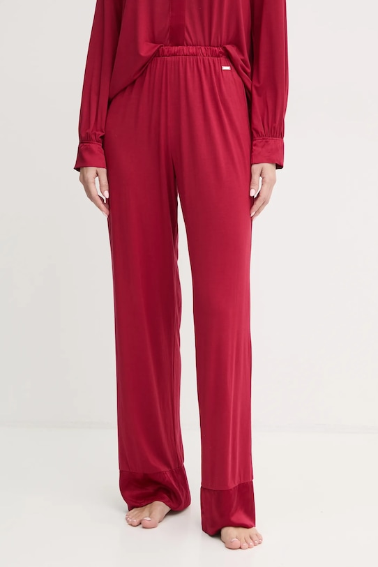 United Colors of Benetton pantaloni de pijama fund burgundia 3ZEW3F03X