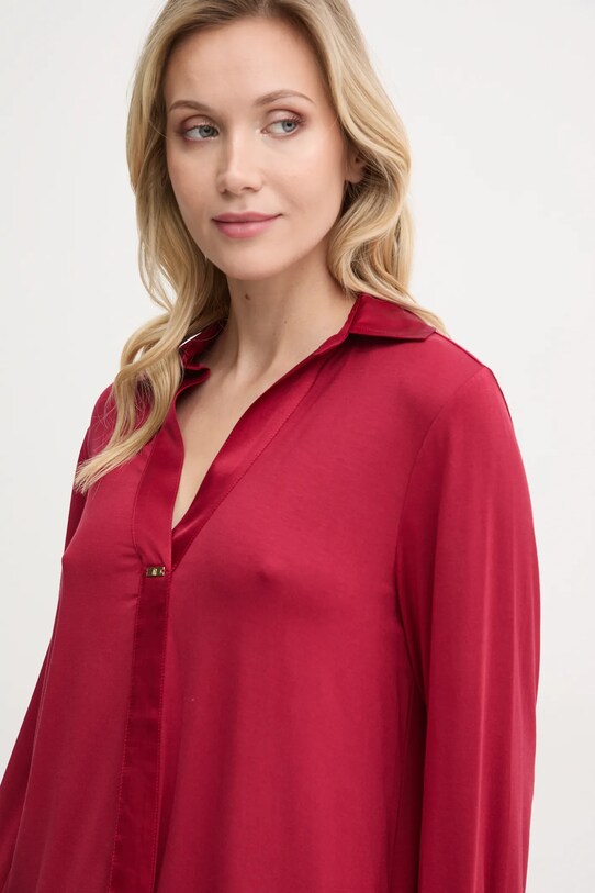 United Colors of Benetton bluza de pijama burgundia 3ZEW3M007