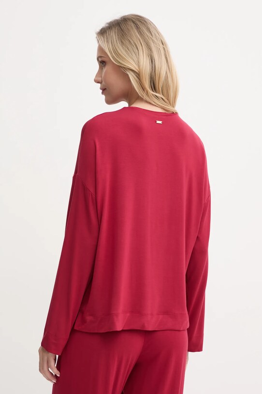 Odzież United Colors of Benetton longsleeve piżamowy 3ZEW3M06P bordowy