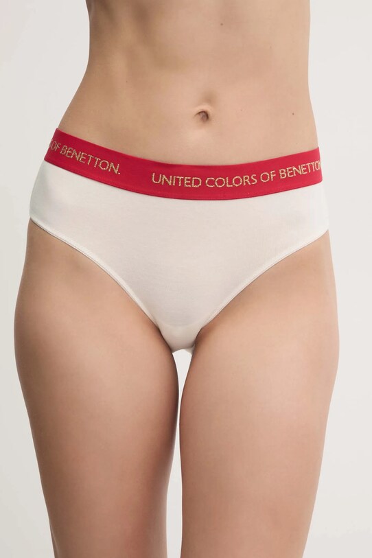 Труси United Colors of Benetton трикотаж бежевий 3OP81S01Y