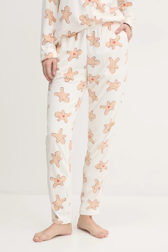 United Colors of Benetton pantaloni de pijama fund bej 34WW3F03U