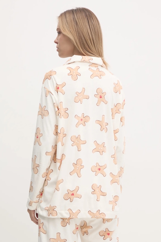 Одежда Пижамная рубашка United Colors of Benetton 34WW3M06M бежевый