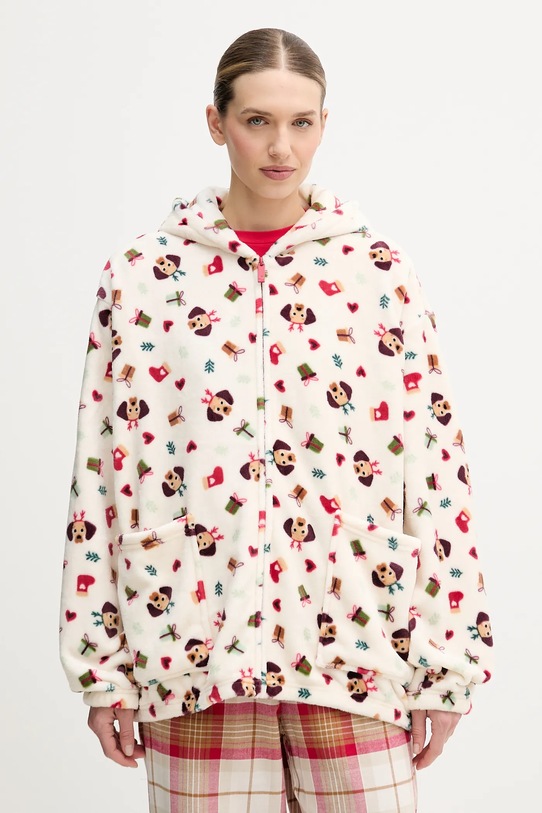 Kopalni plašč United Colors of Benetton Pletenina bež 6FK81800P