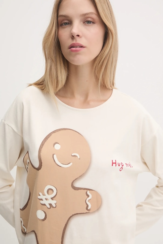 Pidžama United Colors of Benetton 3DKE3P03K bež