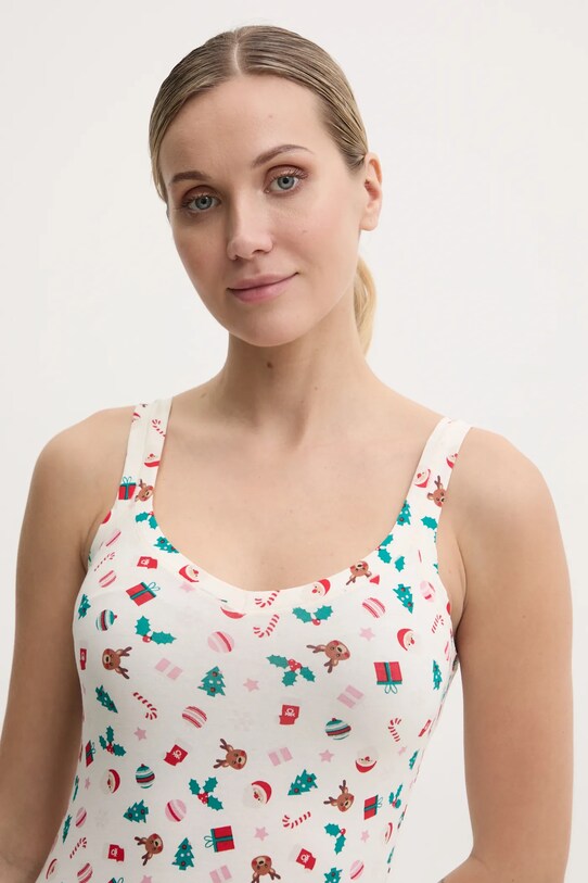 Одяг Піжамний топ United Colors of Benetton 3LFC1H00B бежевий