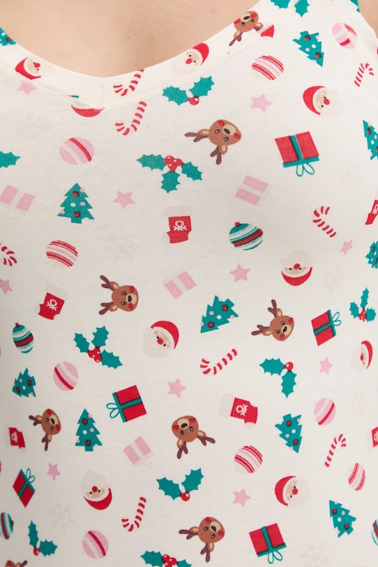 Піжамний топ United Colors of Benetton бежевий 3LFC1H00B