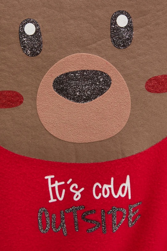 Пижамная кофта United Colors of Benetton красный 3DFQ3M06R