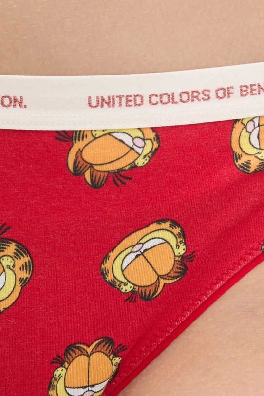 Odzież United Colors of Benetton figi 3VOU1S01V czerwony