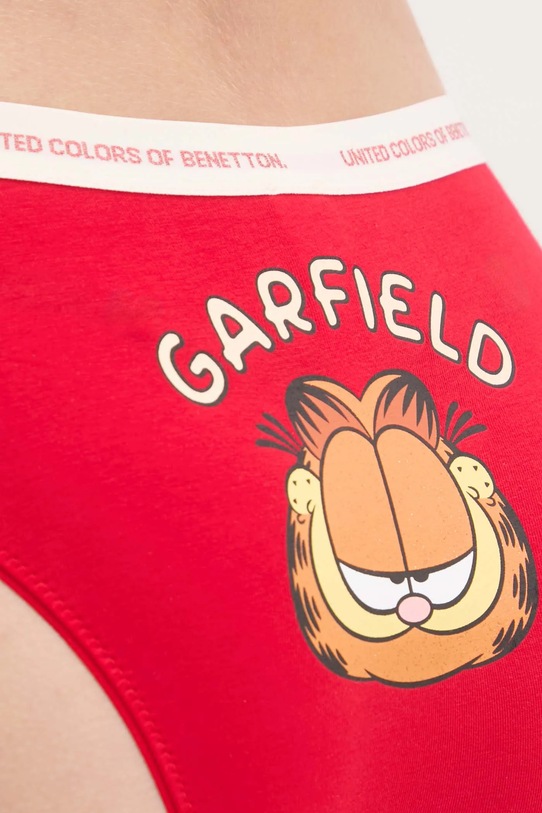 Odzież United Colors of Benetton figi x GARFIELD 32IM1S01W czerwony