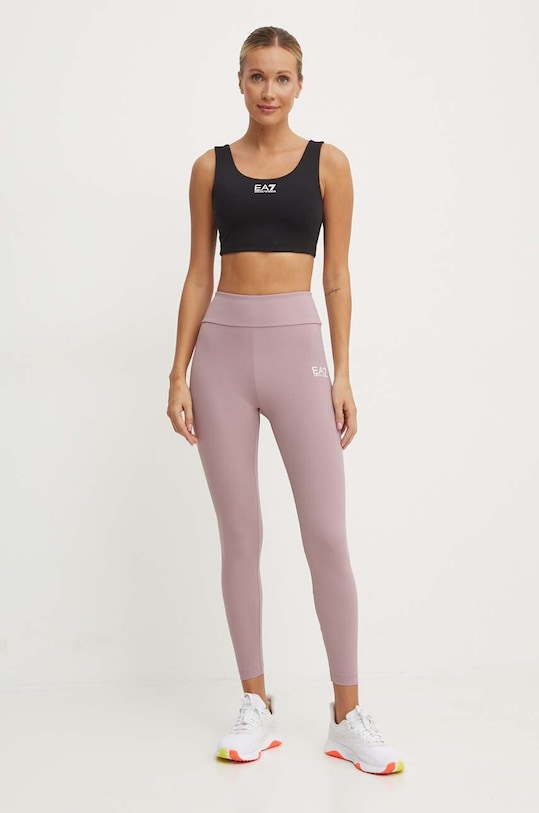 Sportovní podprsenka EA7 Emporio Armani TJKLZ.6DTH58.1200 černá AW24