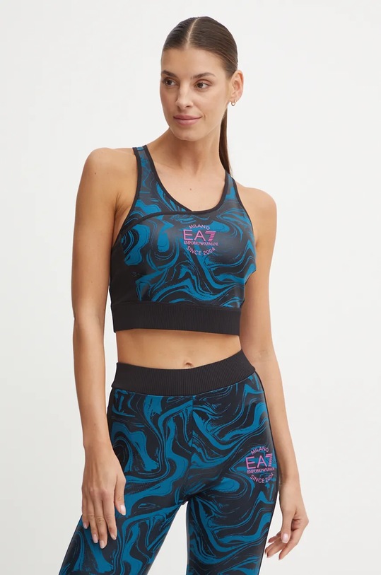 EA7 Emporio Armani sutien sport albastru TJVXZ.6DTH55.2505