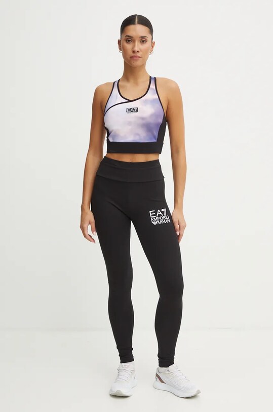 Спортивний бюстгальтер EA7 Emporio Armani TJVXZ.6DTH55.2702 чорний AW24
