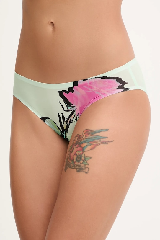 Chantelle figi dzianina zielony C11D30