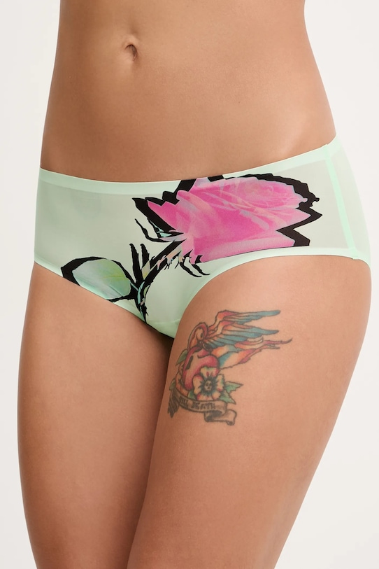 Chantelle figi dzianina zielony C11D40