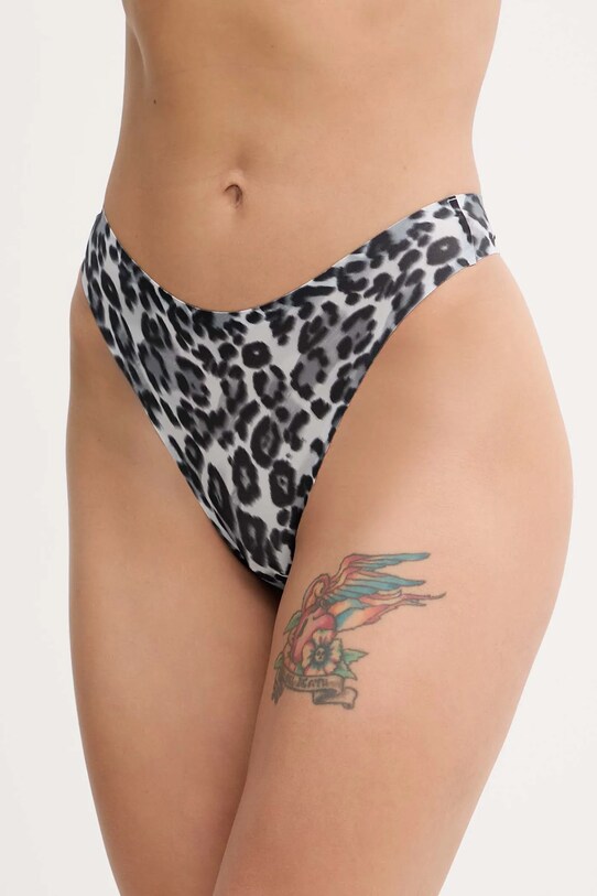 Chantelle tanga mintás szürke C11D90