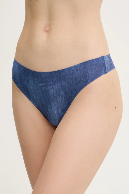 Chantelle stringi dzianina niebieski C11D90