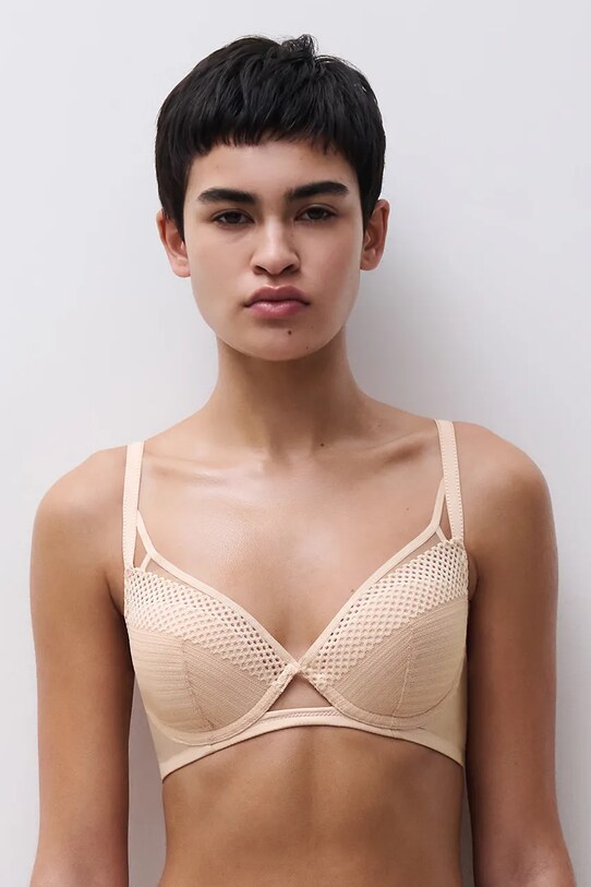 Chantelle sutien cu balene roz C22ANA