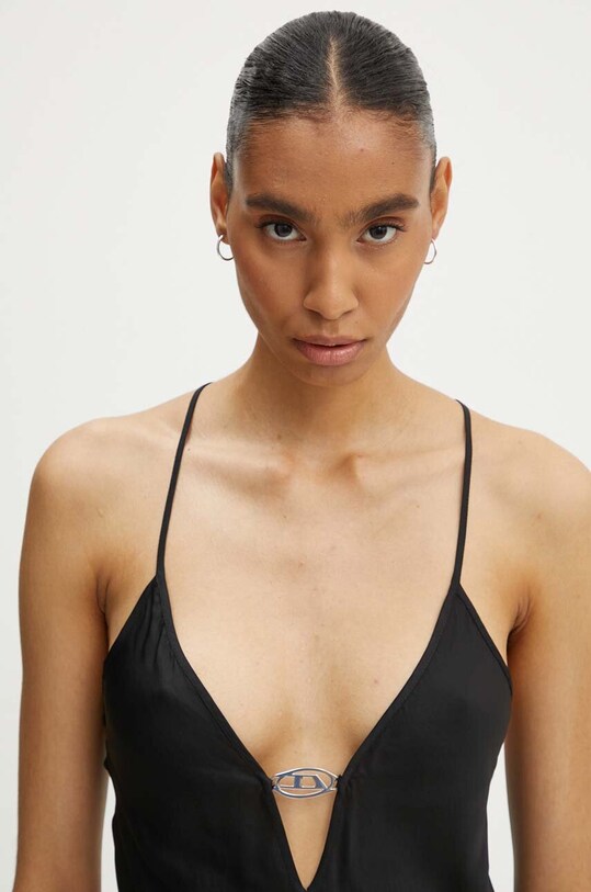 Diesel koszulka nocna UFPT-MAYRA-D A13490.0WFBZ czarny