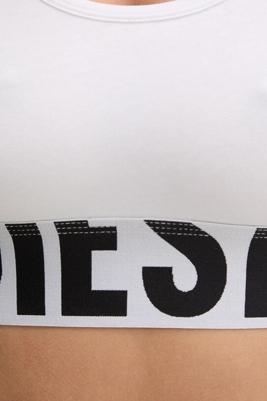 Îmbrăcăminte Diesel sutien sport UFSB-COTTON-RACE-BRALETTE A14591.0HMAU alb