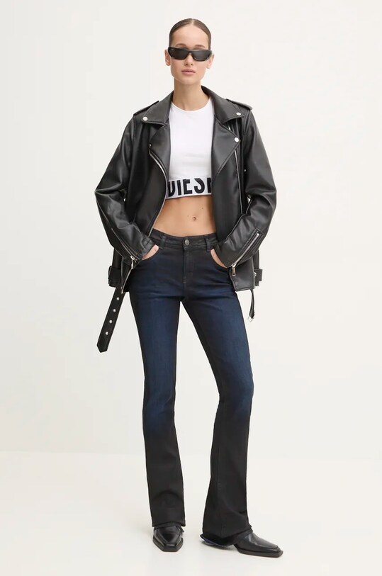 Diesel tricou UFSB-COTTON-RACE-BRALETTE A14593.0HMAU alb AW24