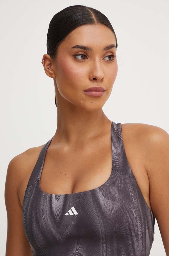 Sportovní podprsenka adidas Performance Powerimpact šedá IW9961