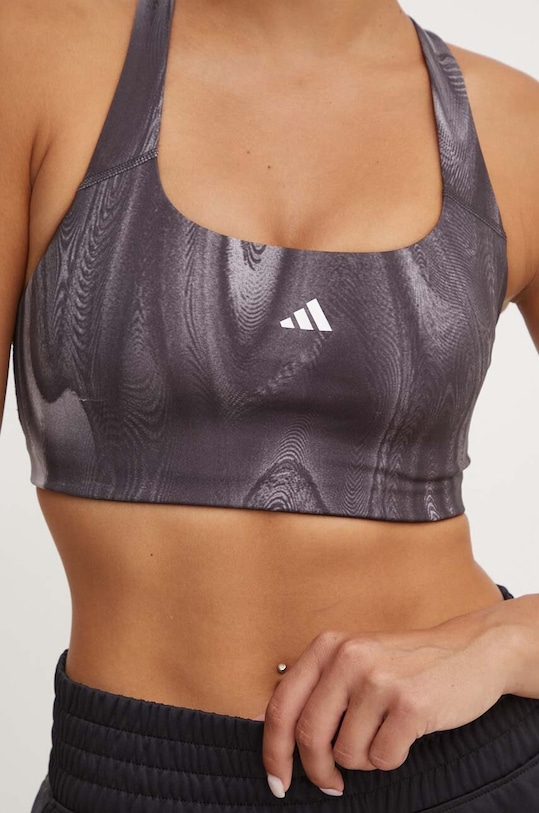 Sportovní podprsenka adidas Performance Powerimpact IW9961 šedá