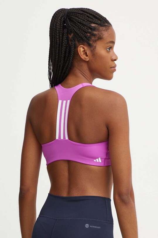 Одяг Спортивний бюстгальтер adidas Performance Powerimpact IY7739 фіолетовий