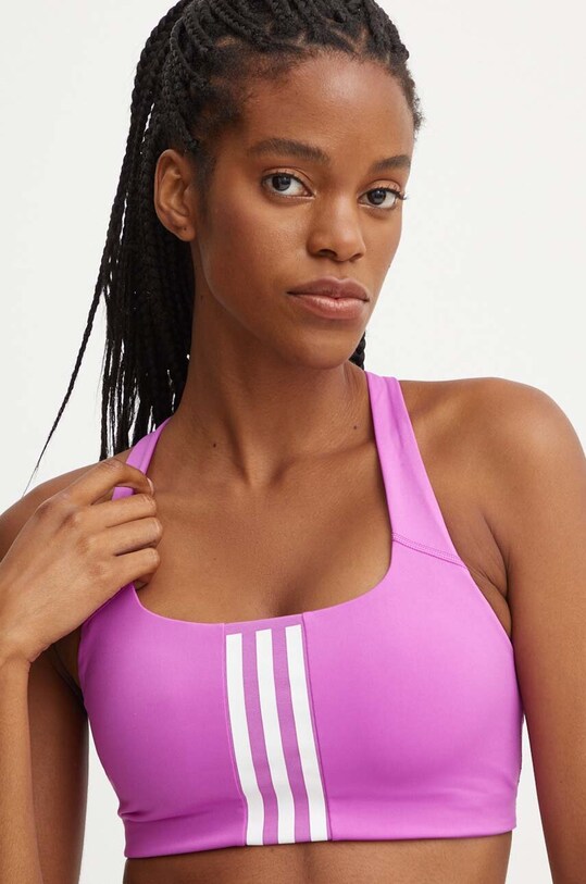 Спортивний бюстгальтер adidas Performance Powerimpact фіолетовий IY7739
