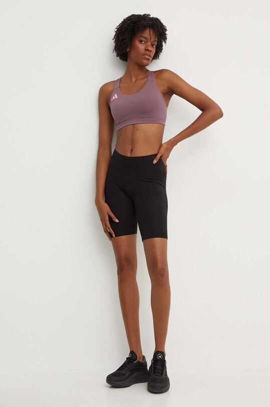 adidas Performance biustonosz sportowy Adizero Essentials JD8490 fioletowy AW24