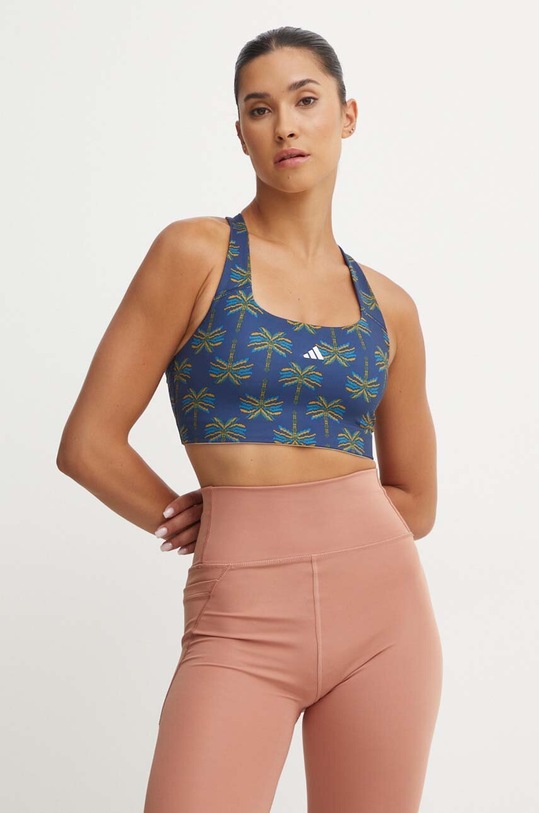 adidas Performance sutien sport x FARM Rio bleumarin JE4030