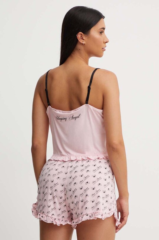 Odzież Juicy Couture top piżamowy CHERUB EMMANUEL FRILLED VEST JCLPT224508.121 różowy
