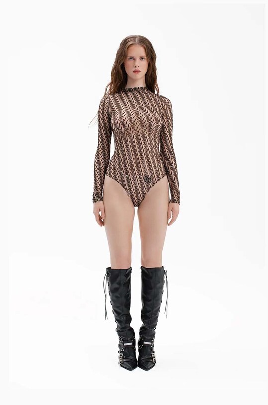 Odzież GOD SAVE QUEENS body ALIZEE BODYSUIT GSQ.106.370 beżowy