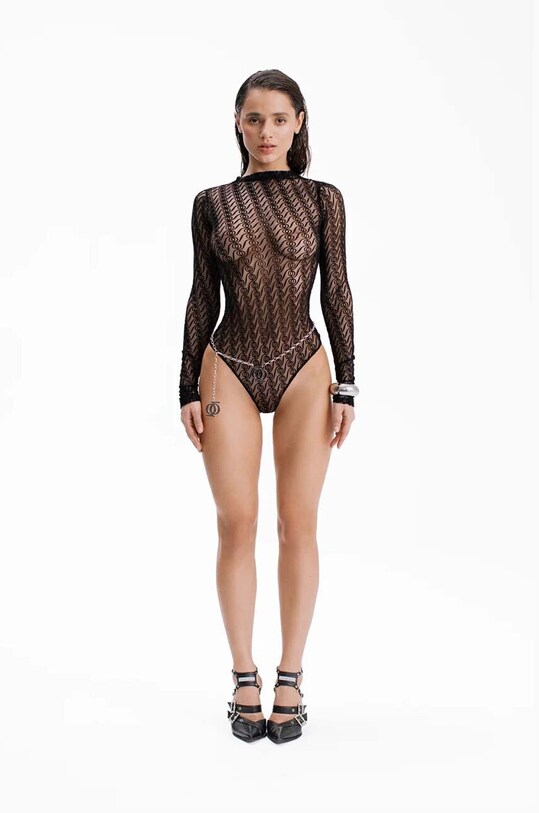 Odjeća Bodi GOD SAVE QUEENS ALIZEE BODYSUIT GSQ.106.370 crna