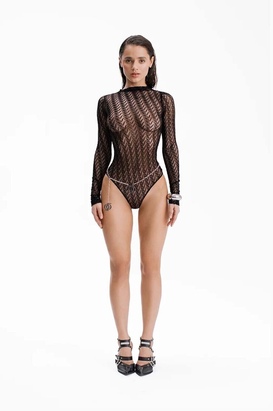 Oblečení Body GOD SAVE QUEENS ALIZEE BODYSUIT GSQ.106.370 černá