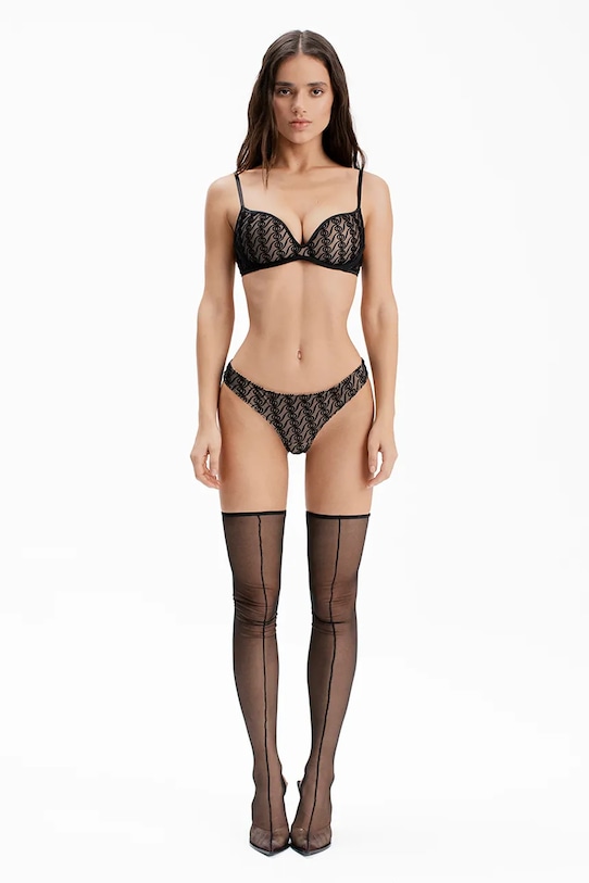 Сутиен GOD SAVE QUEENS ALIZEE MONOCUP подплатени черен GSQ.106.117