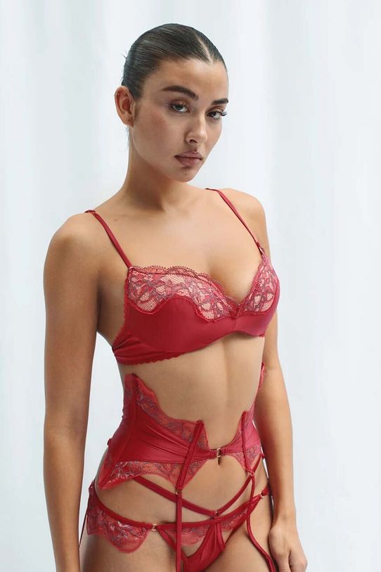 Podprsenka GOD SAVE QUEENS SCARLETT WIRE-FREE PUSH UP BRA GSQ.54.116 ružová AW24