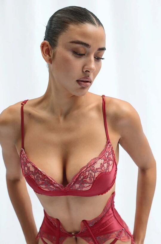 Îmbrăcăminte GOD SAVE QUEENS sutien SCARLETT WIRE-FREE PUSH UP BRA GSQ.54.116 roz