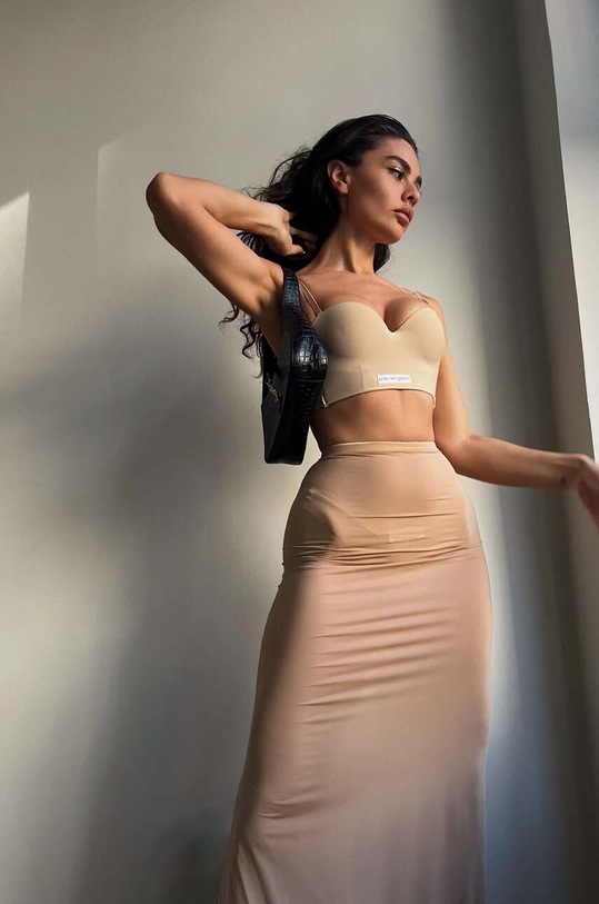 Σουτιέν GOD SAVE QUEENS SECOND SKIN BUSTIER μπεζ GSQ.135.113