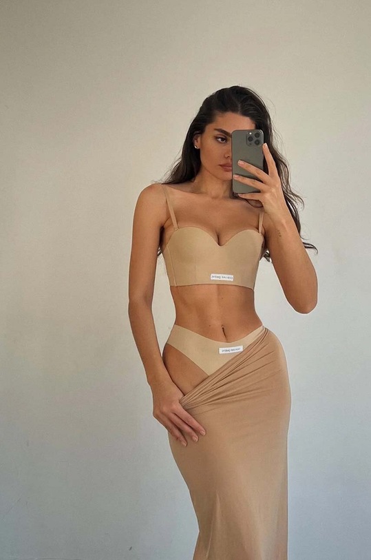 Σουτιέν GOD SAVE QUEENS SECOND SKIN BUSTIER GSQ.135.113 μπεζ