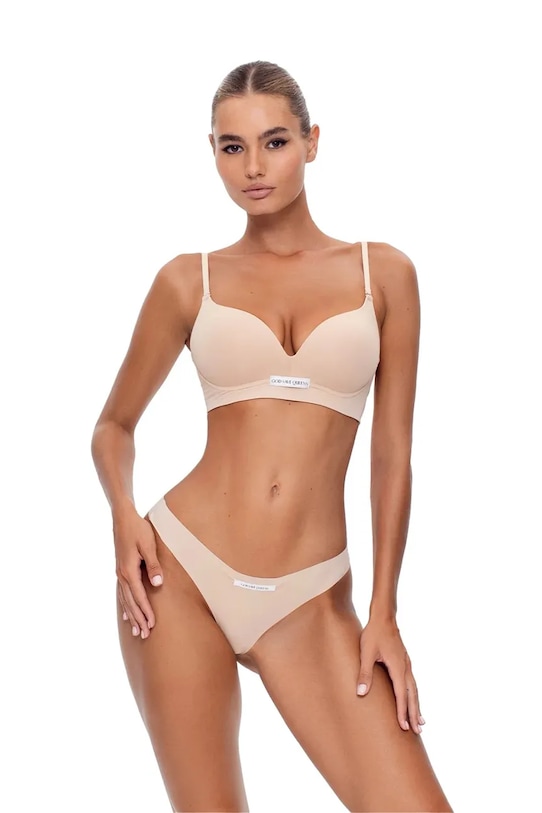 Podprsenka GOD SAVE QUEENS SECOND SKIN BRA WIRE-FREE béžová GSQ.135.114