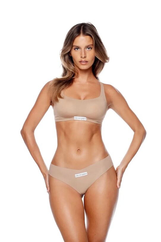 Бразиліани GOD SAVE QUEENS SECOND SKIN PANTY BRAZILIAN трикотаж бежевий GSQ.135.125