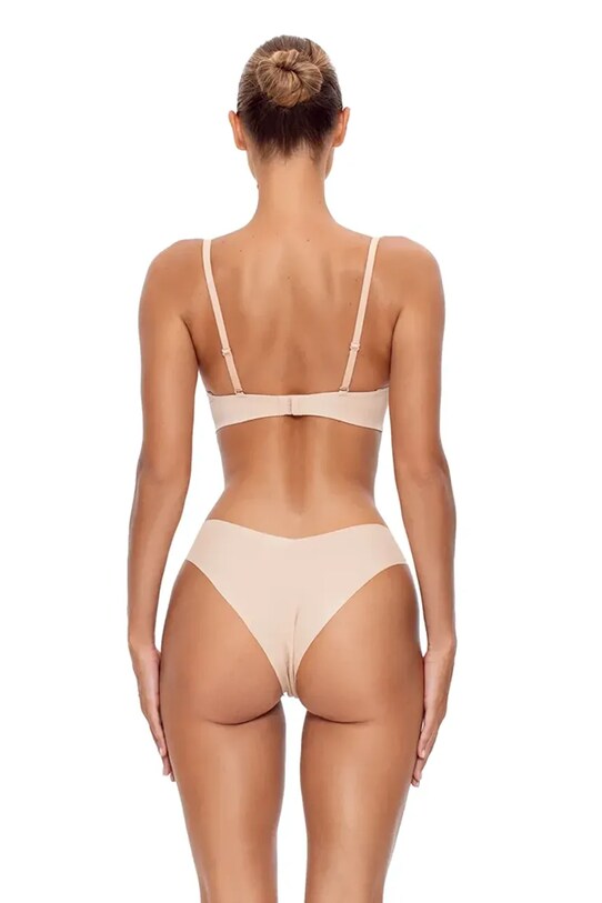 GOD SAVE QUEENS brazyliany SECOND SKIN PANTY CHEEKY GSQ.135.121 beżowy SS25
