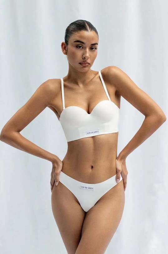 Tangá GOD SAVE QUEENS SECOND SKIN THONG tangá biela GSQ.135.124