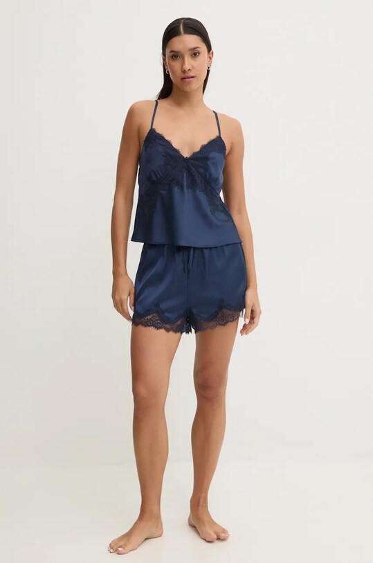 Abercrombie & Fitch maiou de pijama KI146.4047.220 bleumarin AW24