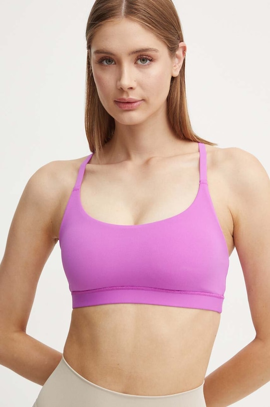 Modrček za jogo adidas Performance All Me Prijazno od planeta vijolična IY2412