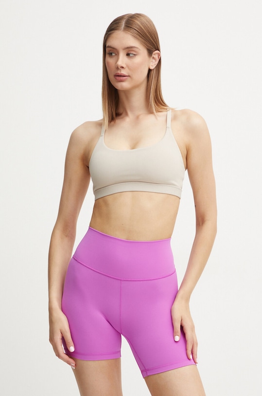 Podprsenka na jogu adidas Performance All Me béžová IY2415