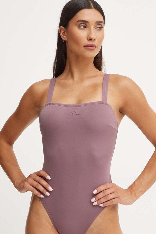Oblečení Jednodílné plavky adidas Iconisea IM8558 fialová
