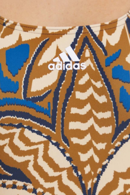 Ολόσωμο μαγιό adidas x Farm Rio IX8081 καφέ