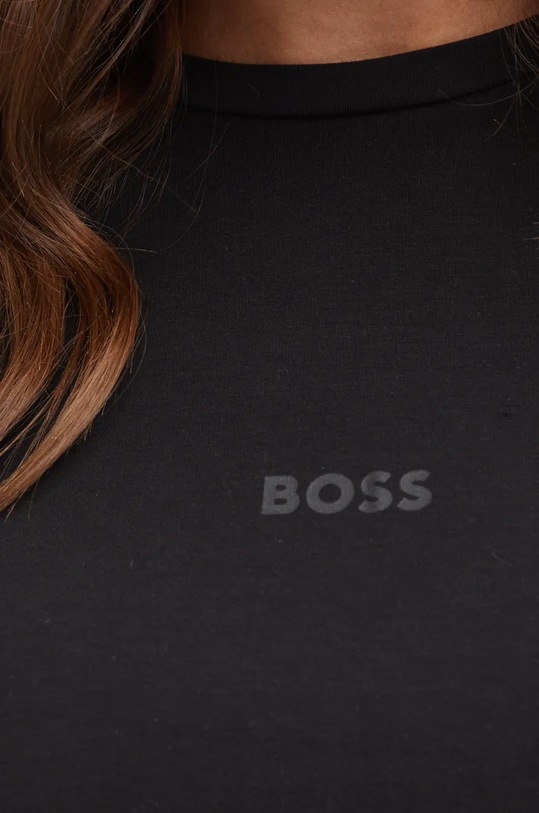 Pyžamové tričko s dlhým rukávom BOSS čierna 50527188