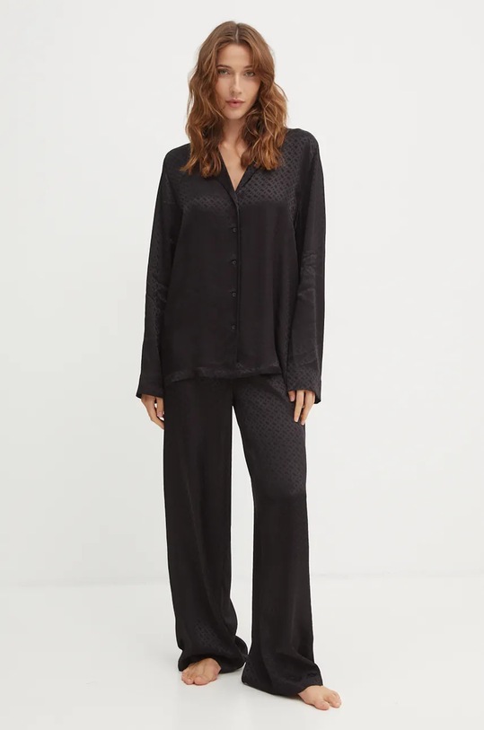 BOSS pantaloni de pijama 50527254 negru AW25